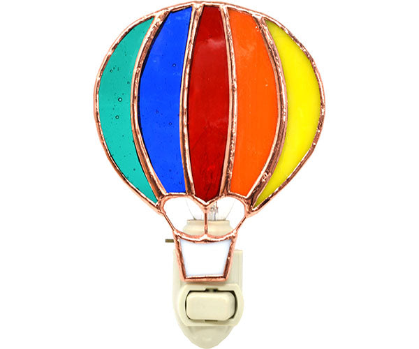 Stained Glass Nightlight - Hot Air Balloon - Mellow Monkey