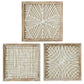 Handmade Wood Framed Abstract Paper Wall Decor - 19-1/2-in - 3 Styles - Mellow Monkey