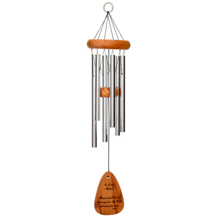 Wind River Windchimes In Loving Memory 30-in Windchime - "I am with you always, until the end of the age" Matthew 28:20 - Mellow Monkey