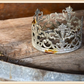 Vintage Pierced Tin Crown - Zinc - Mellow Monkey
