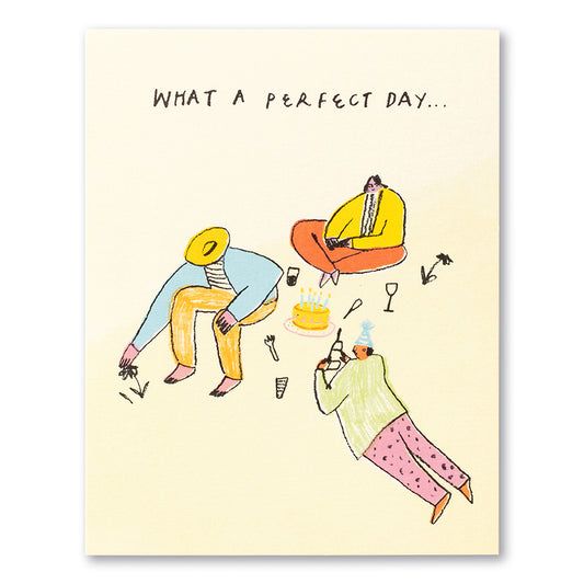 Love Muchly Greeting Card - Birthday - What A Perfect Day - Mellow Monkey