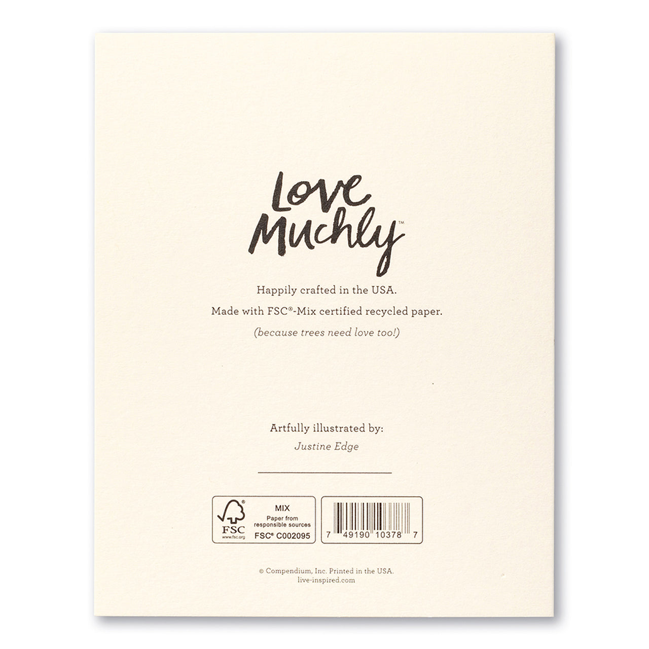 Love Muchly Greeting Card - Get Well - The World Misses You - Mellow Monkey
