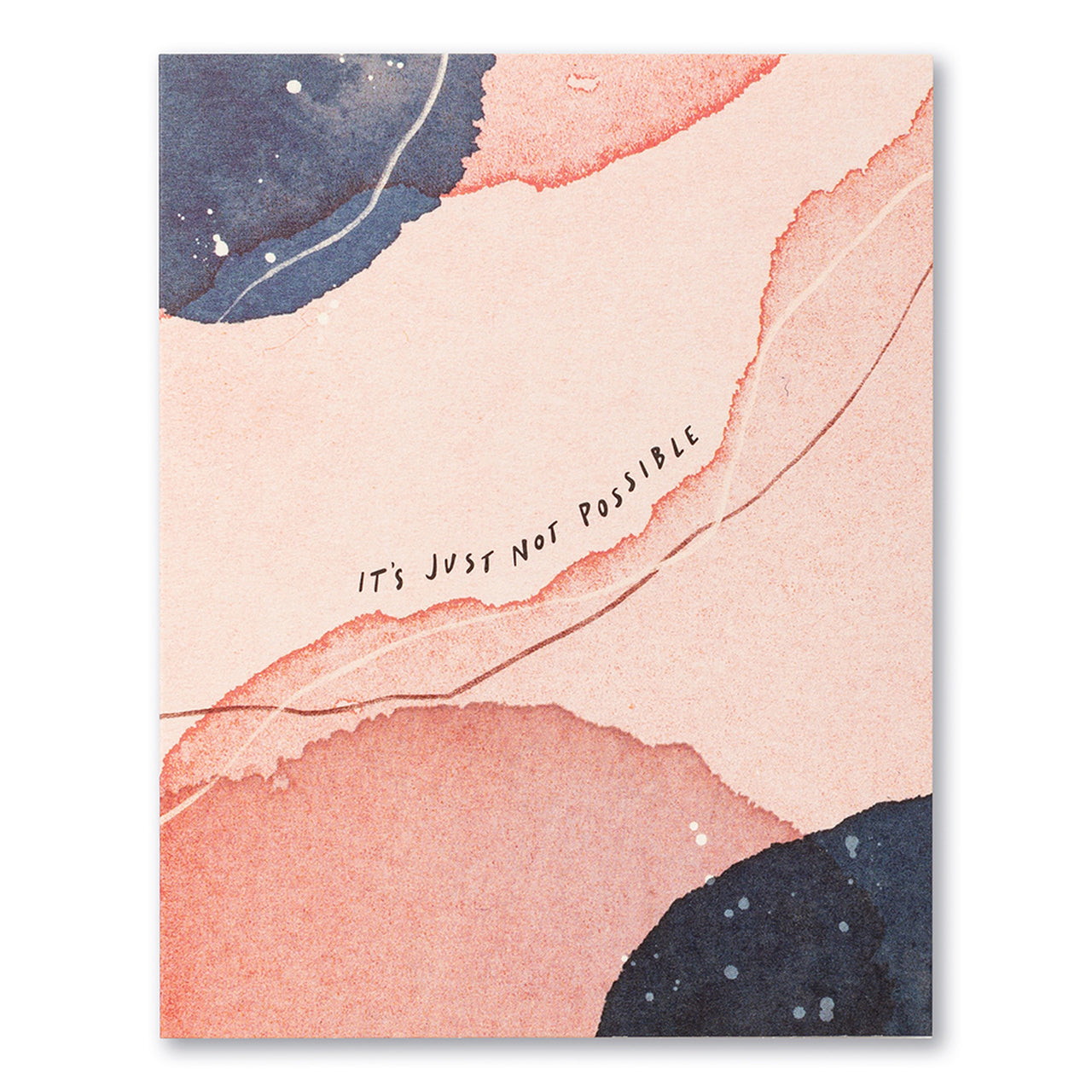 Love Muchly Greeting Card - Love - It's Just Not Possible - Mellow Monkey