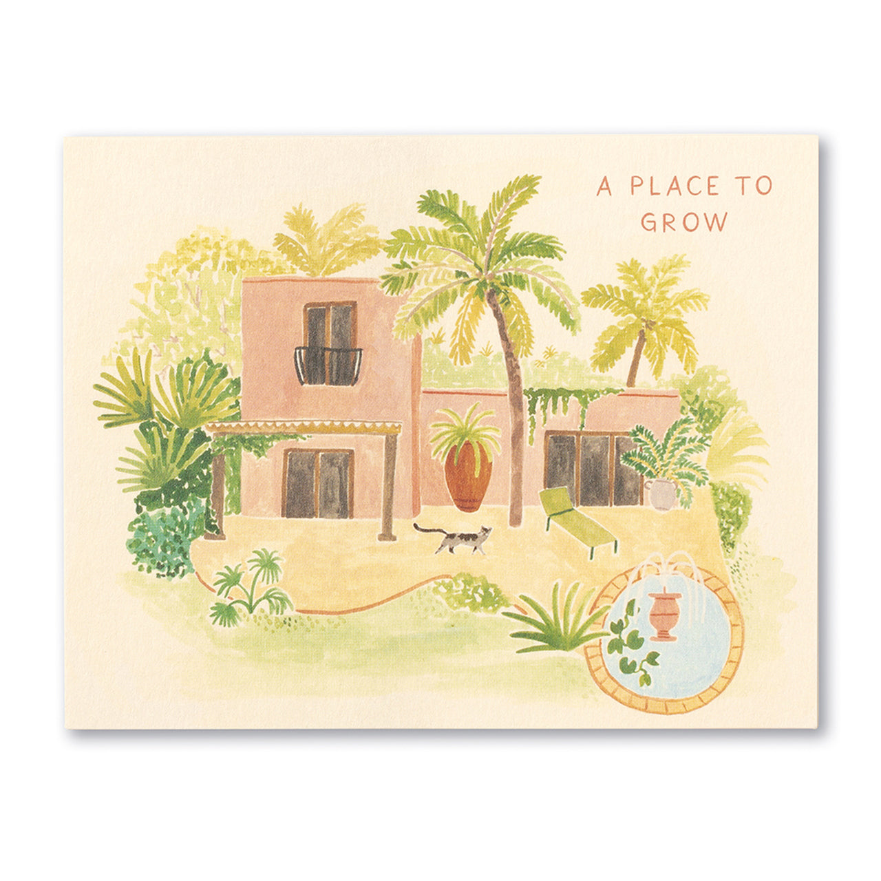Love Muchly Greeting Card - New Home - A Place To Grow... - Mellow Monkey