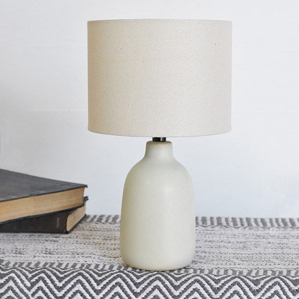 Ceramic Dome Shaped Medium Table Lamp - 14-1/2-in - Mellow Monkey