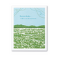 Positively Green Thank You Greeting Card - "Evermore thanks..." —William Shakespeare - Mellow Monkey