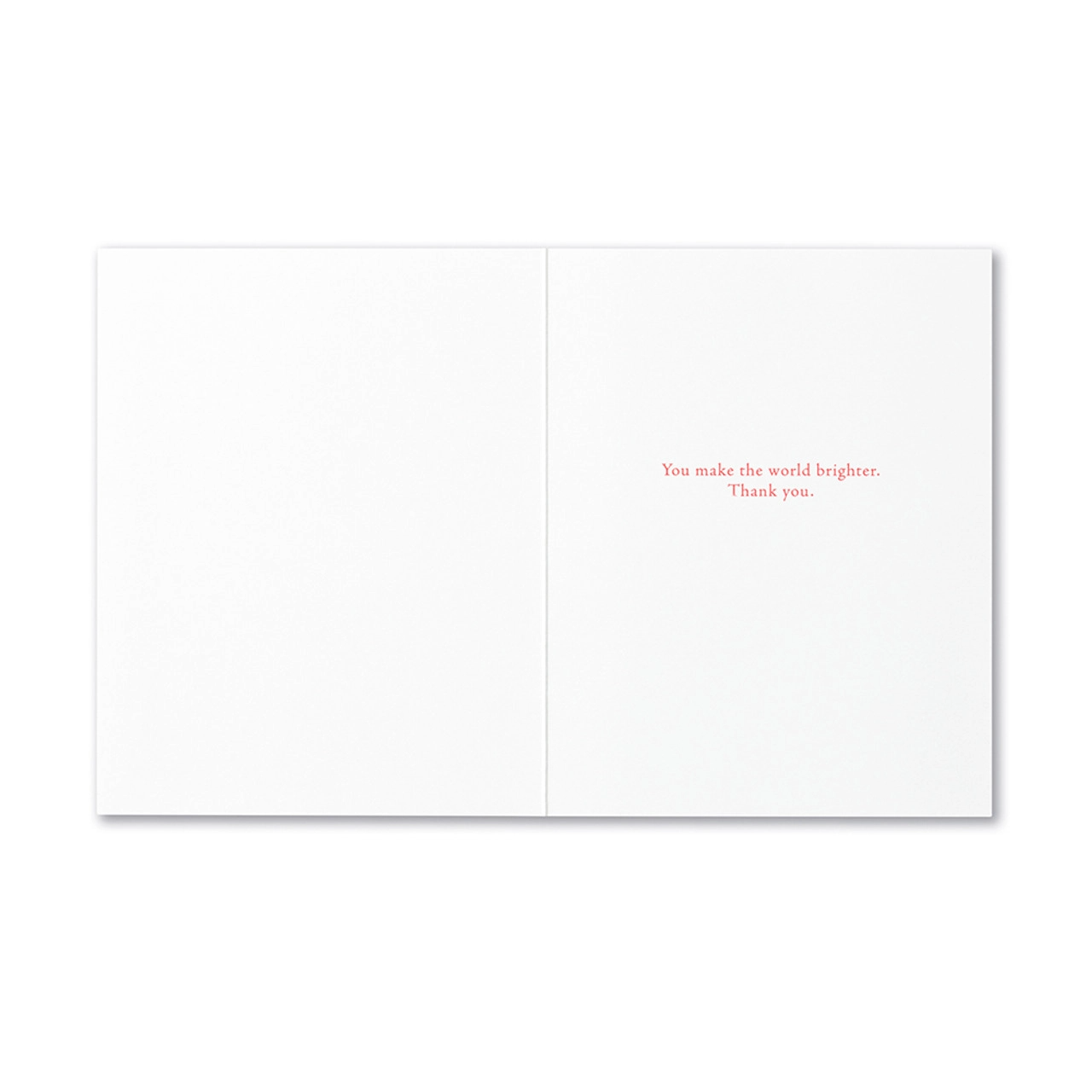 Positively Green Thank You Greeting Card - "It is wonderful what one ray of sunshine can do..." —Fyodor Dostoyevsky - Mellow Monkey