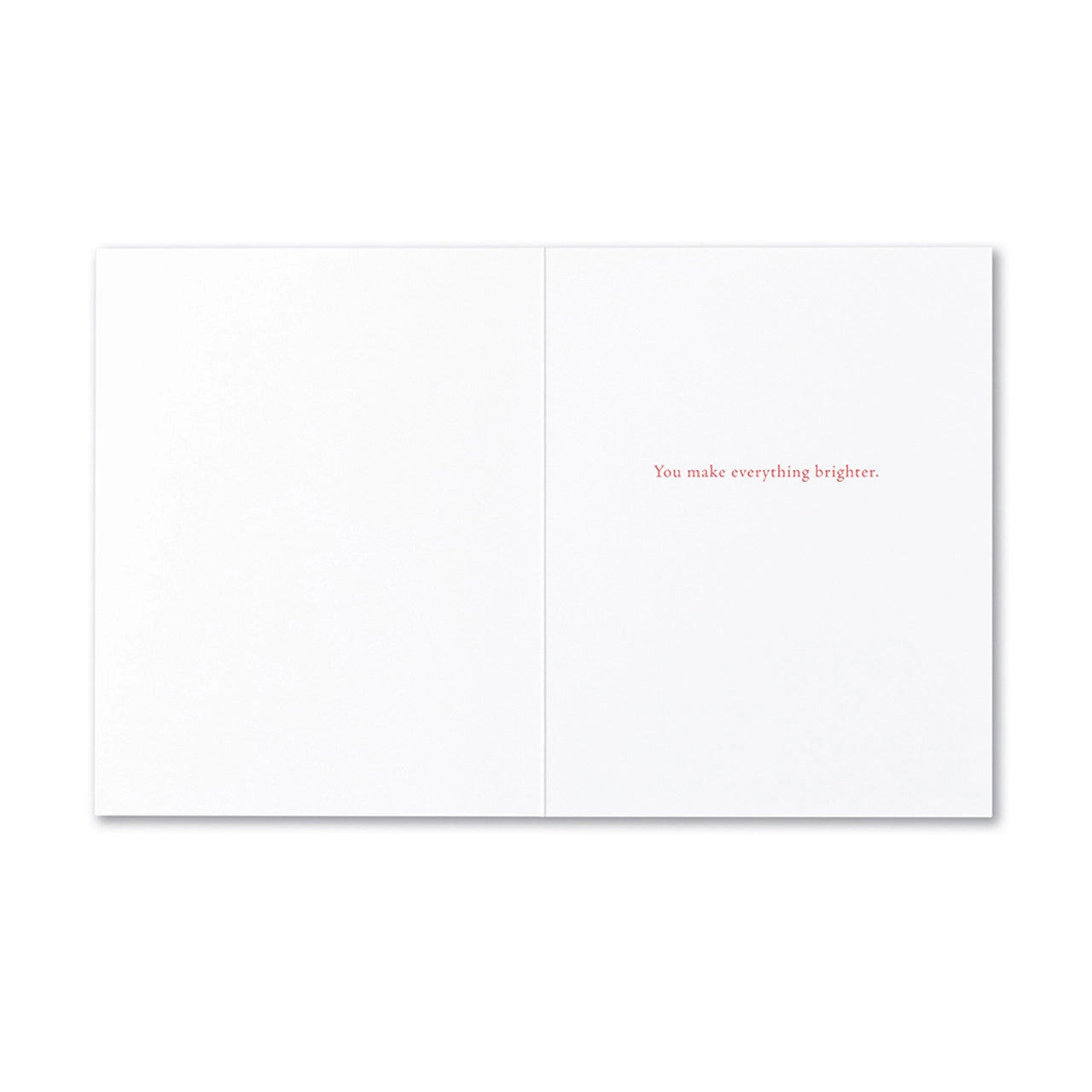 Positively Green Thank You Greeting Card - "Some people are so much sunshine to the square inch." —Walt Whitman - Mellow Monkey