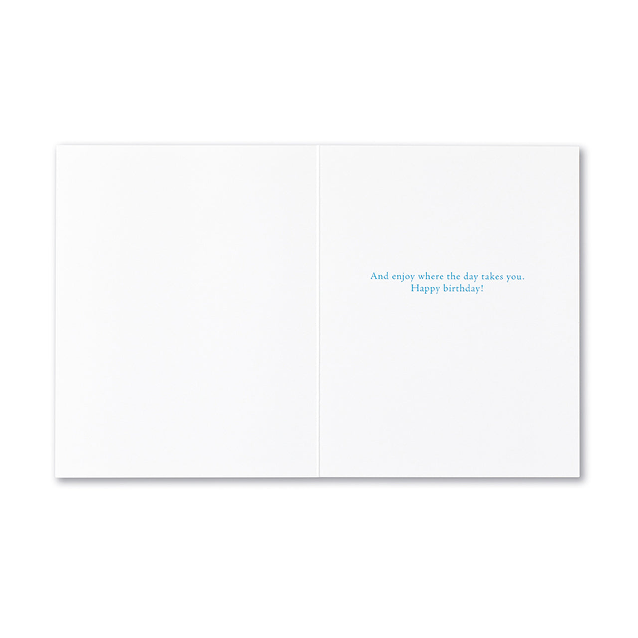 Positively Green Greeting Card - Birthday - Enjoy The Journey, Enjoy Every Moment  —MATT BIONDI - Mellow Monkey