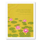 Positively Green Greeting Card - Birthday - ...life has within it that which is good, that which is beautiful, and that which is love. –Lorraine Hansberry - Mellow Monkey