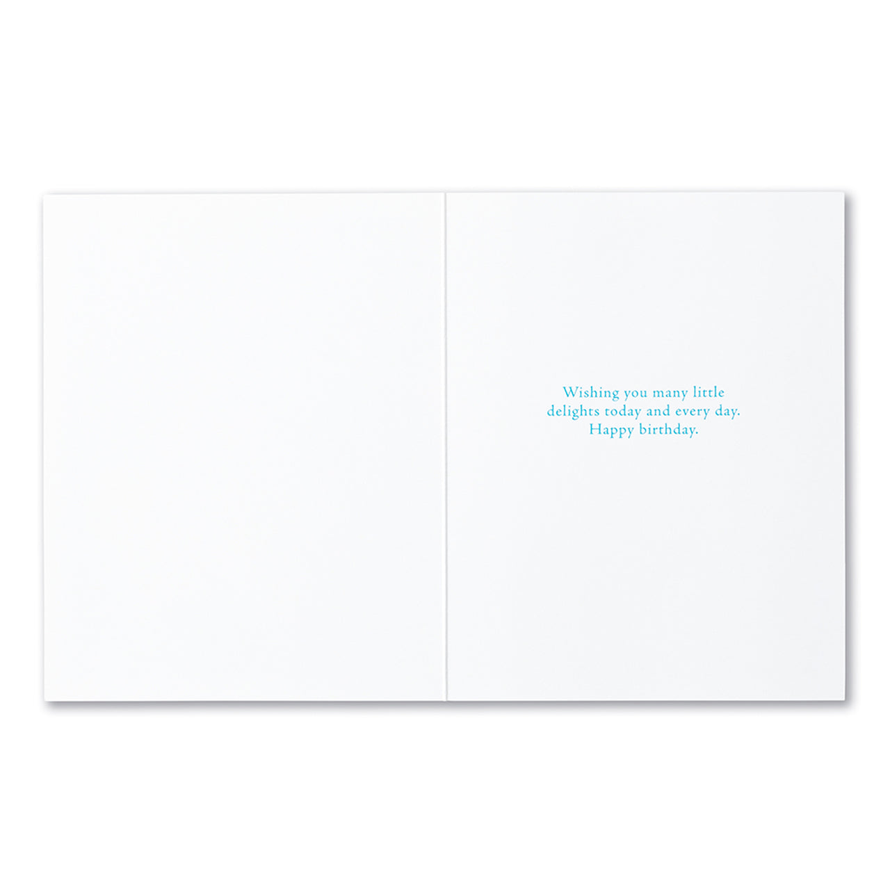 Positively Green Greeting Card - Birthday - One of the Secrets of a Happy Life Is Continuous Small Treats... —IRIS MURDOCH - Mellow Monkey