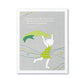 Positively Green Greeting Card - Birthday - ...At the end of the day your feet be dirty... — SHANTI - Mellow Monkey