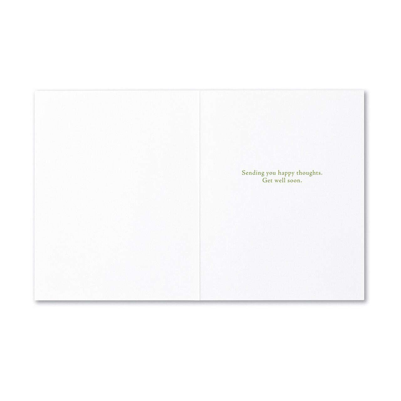 Positively Green Greeting Card - Get Well - "The best of healers is good cheer." by Pindar - Mellow Monkey
