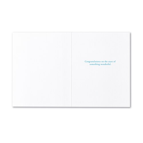 Positively Green Greeting Card - Baby Card -"THIS IS WHERE IT ALL BEGINS." —DAVID NICHOLLS - Mellow Monkey