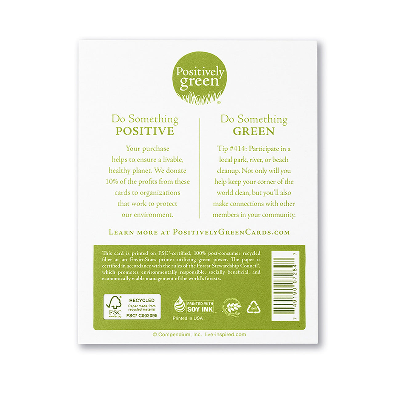 Positively Green Greeting Card - Retirement - "The Problem With Retirement Is That You Never Get A Day Off" - Abe Lemons - Mellow Monkey