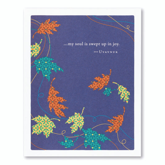 My Soul Is Swept Up In Joy -Uvavnuk - Thank You Greeting Card - Mellow Monkey