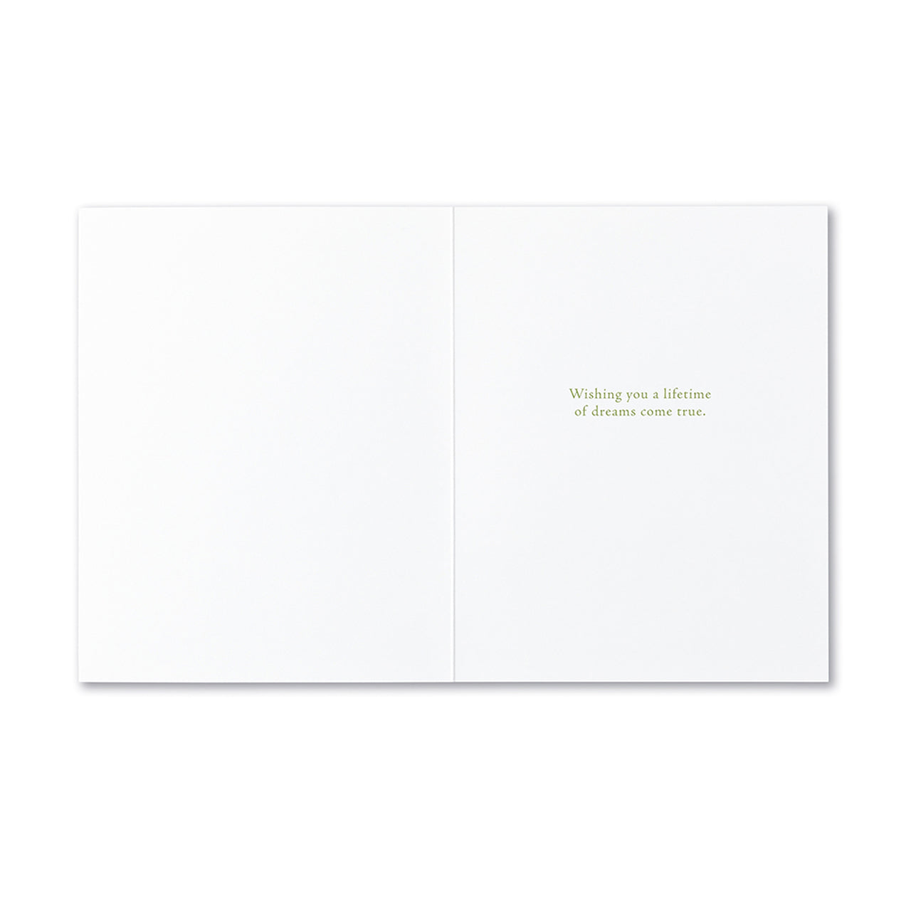 Positively Green Greeting Card - Wedding - "A DREAM YOU DREAM ALONE IS ONLY A DREAM. A DREAM YOU DREAM TOGETHER IS REALITY." —JOHN LENNON - Mellow Monkey