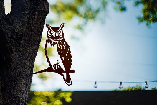 MetalBird - Great Horned Owl - Mellow Monkey