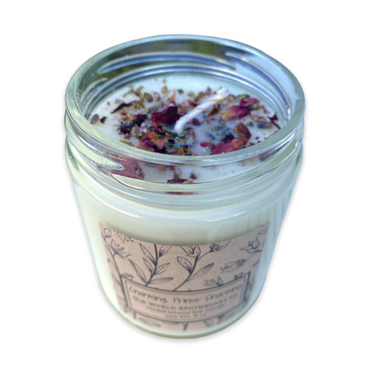 Charming Prince Charming - Single Wick Herbal Infused Soy Candle - 9oz - Mellow Monkey