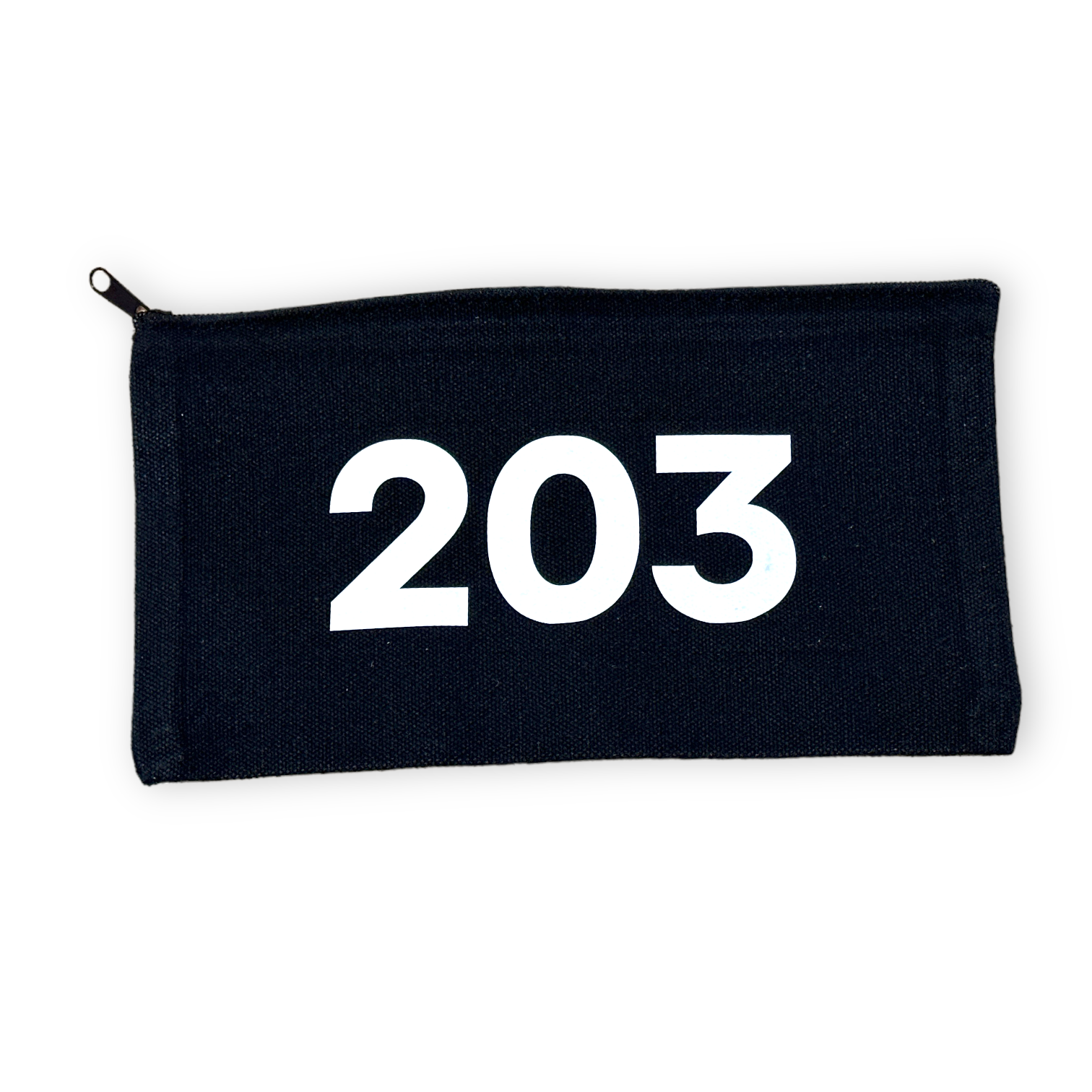Area Code Canvas Zipper Bag - 203 - Mellow Monkey