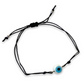Murano Glass Evil Eye Bracelet - White - Mellow Monkey