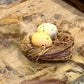 Mini Nest with Two Speckled Eggs - 3-in - Mellow Monkey