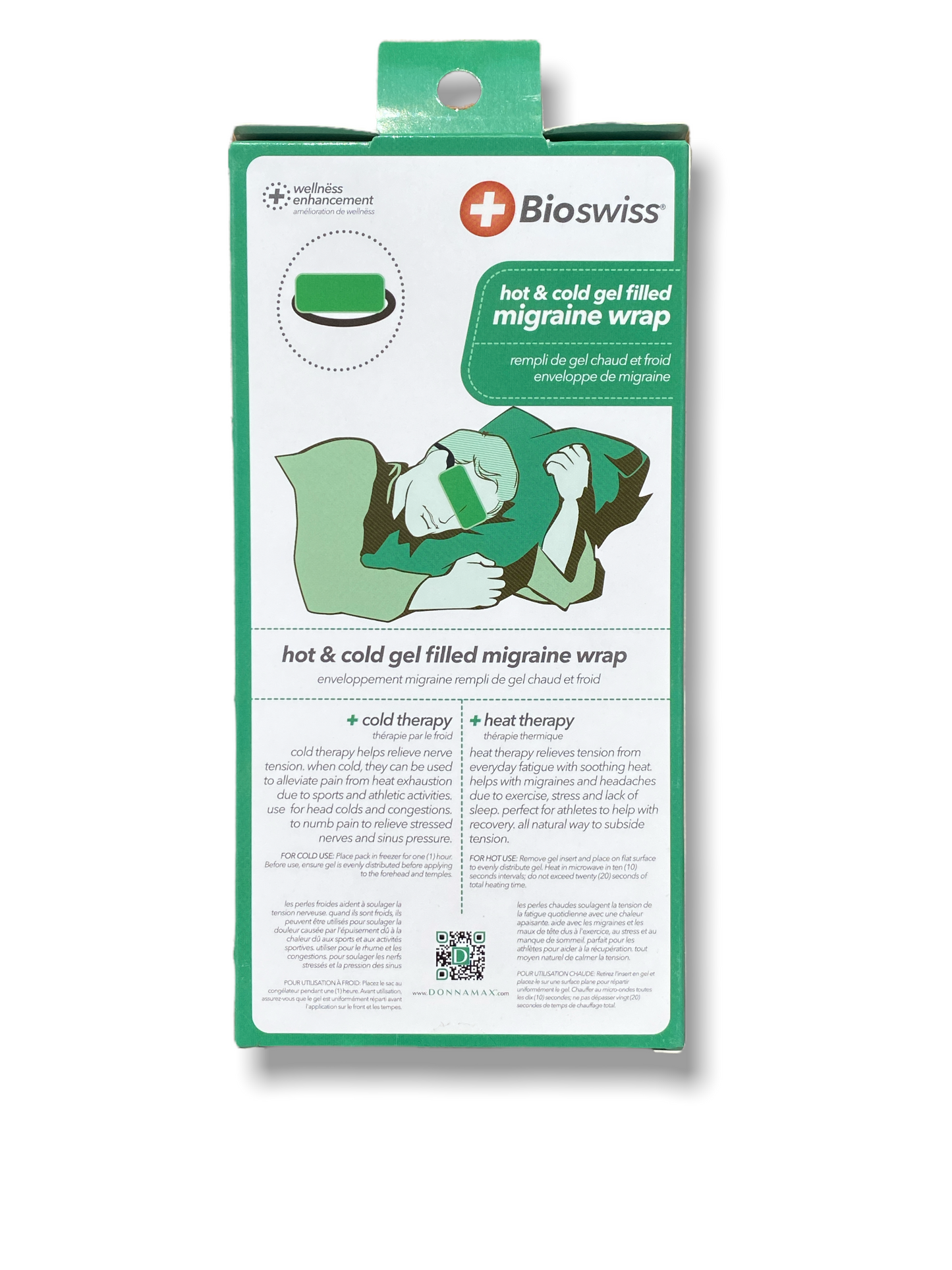 Bioswiss Hot and Cold Gel Filled Migraine Wrap - Mellow Monkey