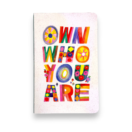 Denik Own Who You Are - Classic Layflat Notebook Journal - 8-1/4-in - Mellow Monkey