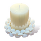 Seashell Candle Pillar Ring - 5-in - Mellow Monkey