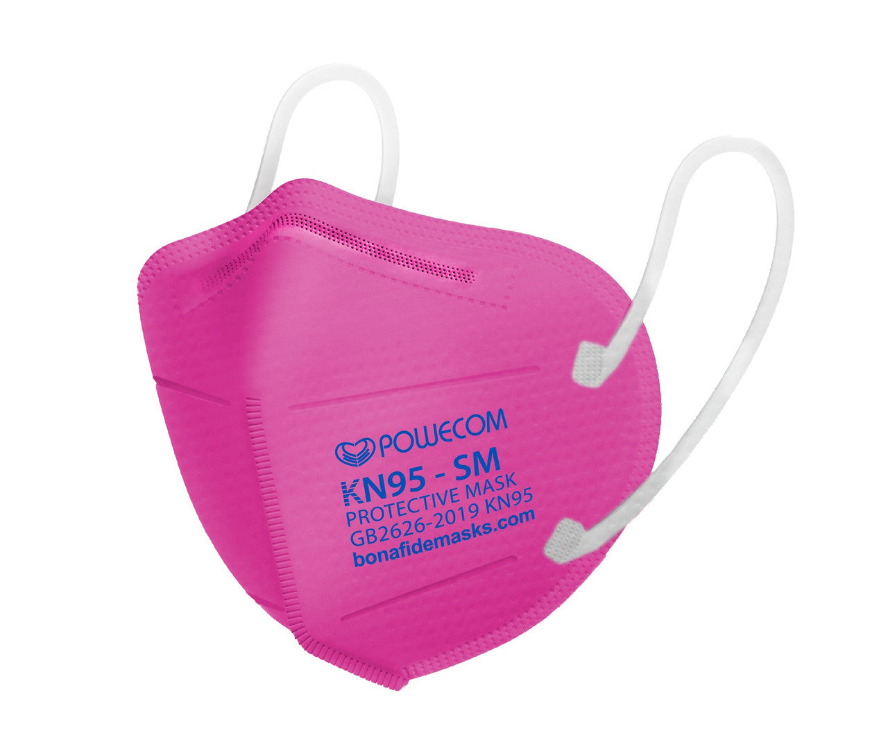 KN95 Child / Small Sized Respirator Face Mask - Pink - 10 Pack - Mellow Monkey