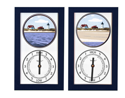 Tidepieces - Race Point Provincetown Cape Cod Massachusetts - Tide Clock - NAVY - Mellow Monkey