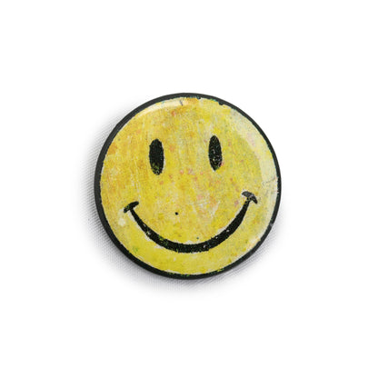 Sugarboo Inspirational Pin Back Button - 1-1/4-in - Mellow Monkey