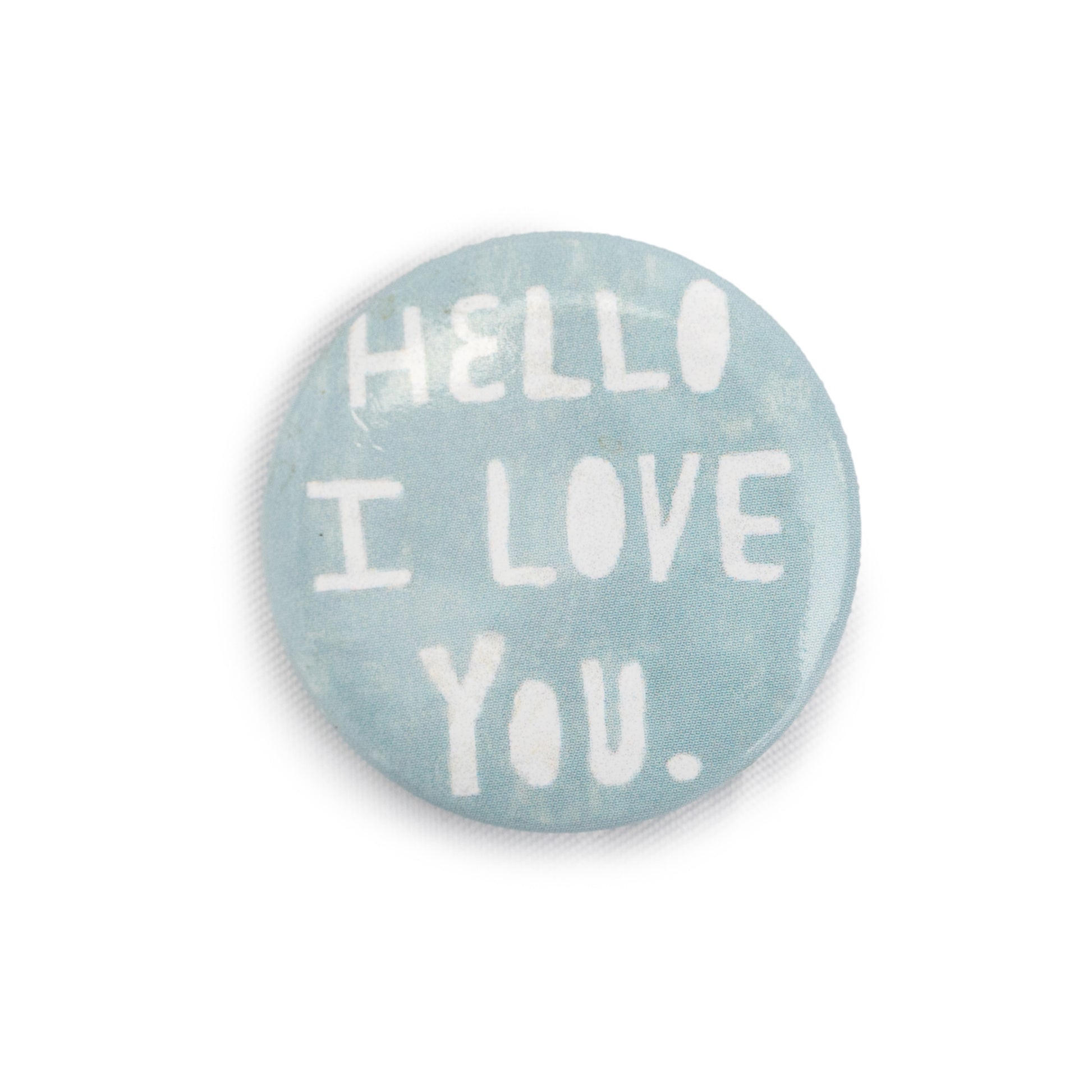 Sugarboo Inspirational Pin Back Button - 1-1/4-in - Mellow Monkey