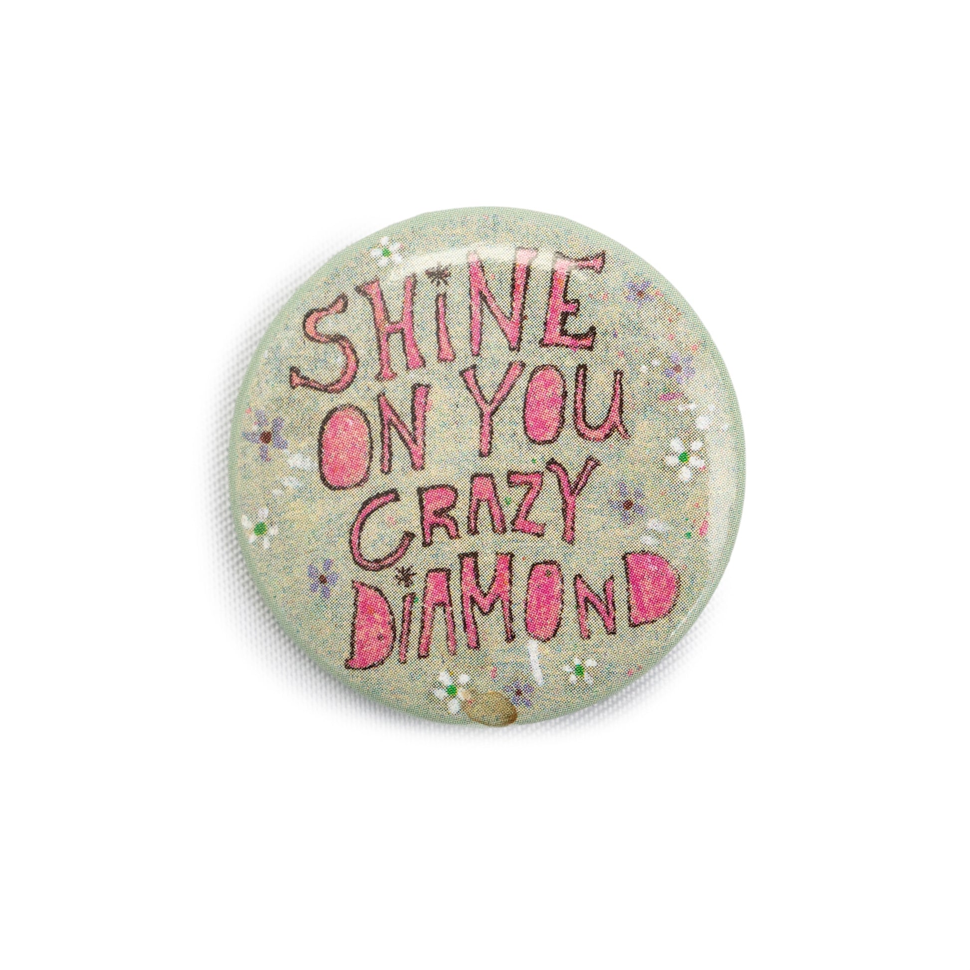 Sugarboo Inspirational Pin Back Button - 1-1/4-in - Mellow Monkey