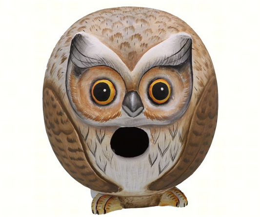 Owl Gord-O Hanging Bird House - Mellow Monkey