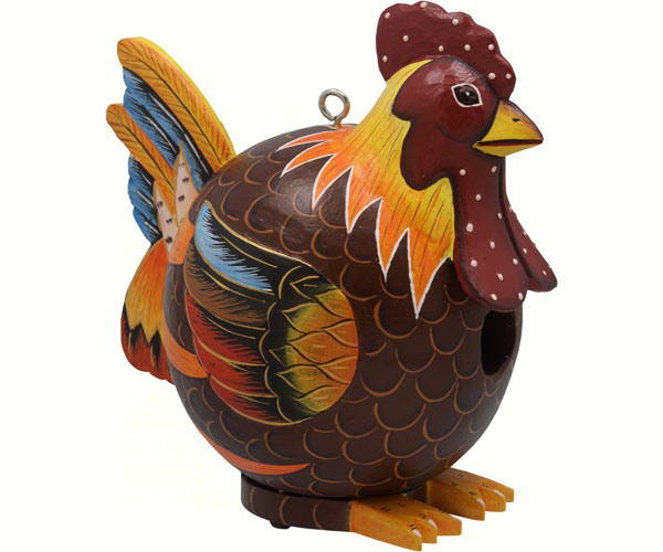 Rooster Gord-O Hanging Bird House - Mellow Monkey