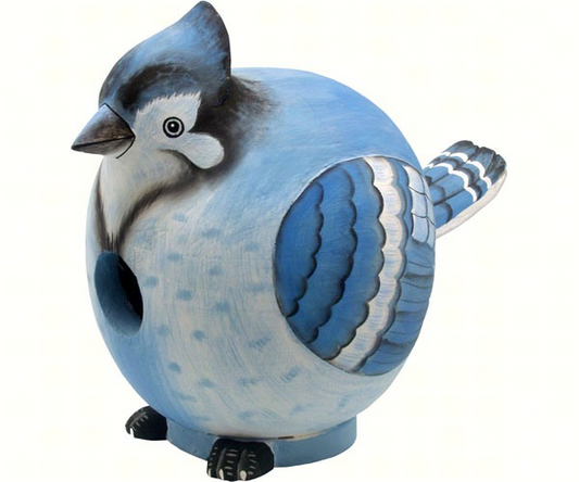 Blue Jay Gord-O Hanging Bird House - Mellow Monkey