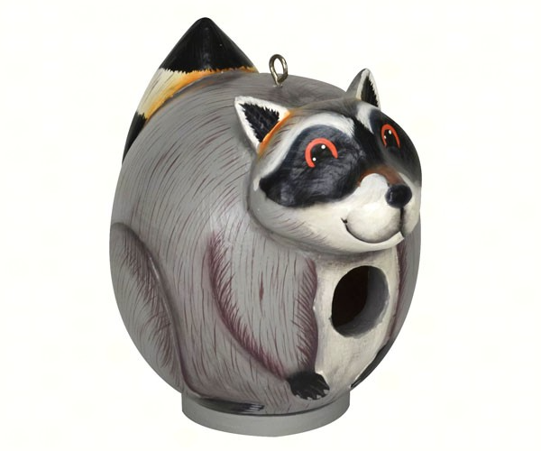 Raccoon Gord-O Hanging Bird House - Mellow Monkey