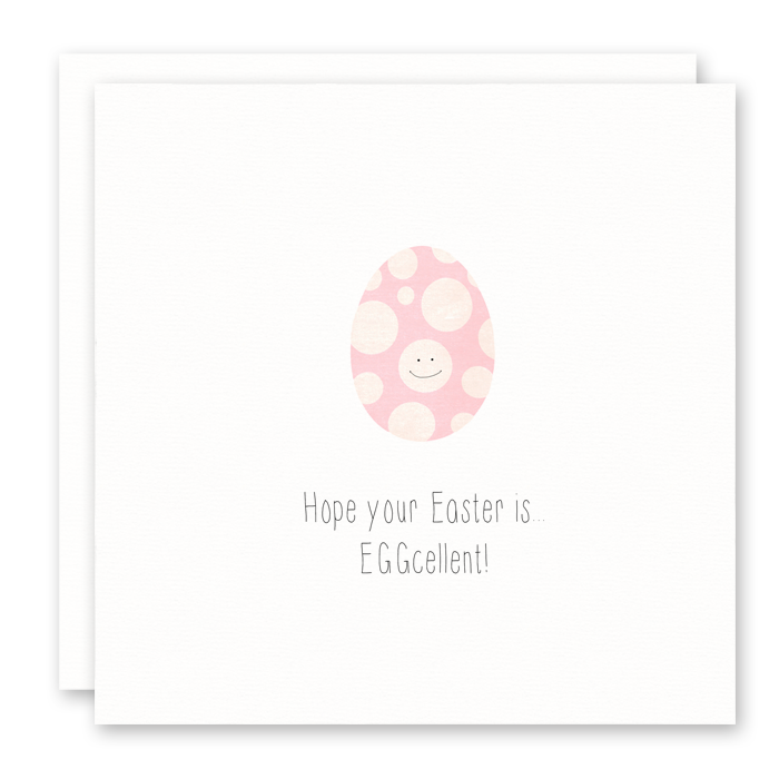 Eggcellent Easter Greeting Card - Mellow Monkey