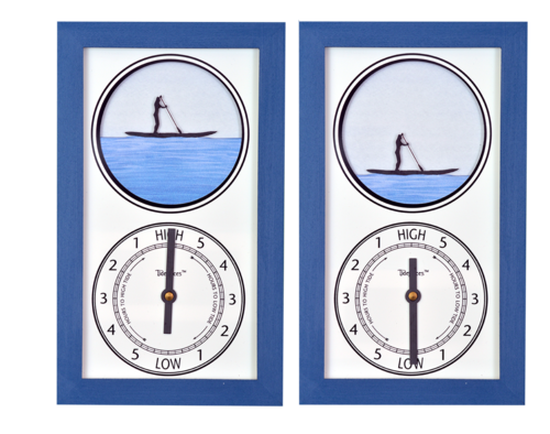 Tidepieces by Alan Winick - Paddleboard Girl Tide Clock - Mellow Monkey