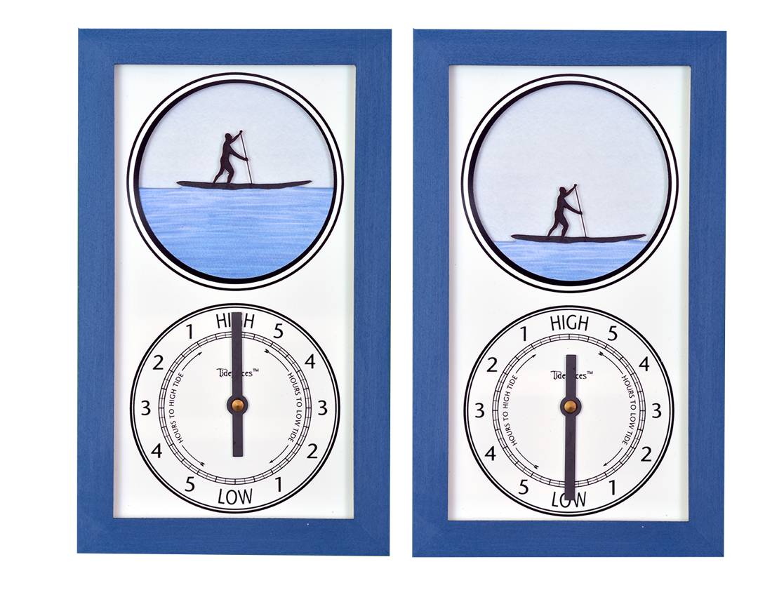 Tidepieces by Alan Winick - Paddleboard Guy Tide Clock - Mellow Monkey
