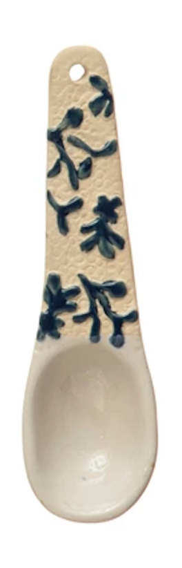Hand-Painted Spoon with Handle - 6 Styles - 4.5-in - Mellow Monkey