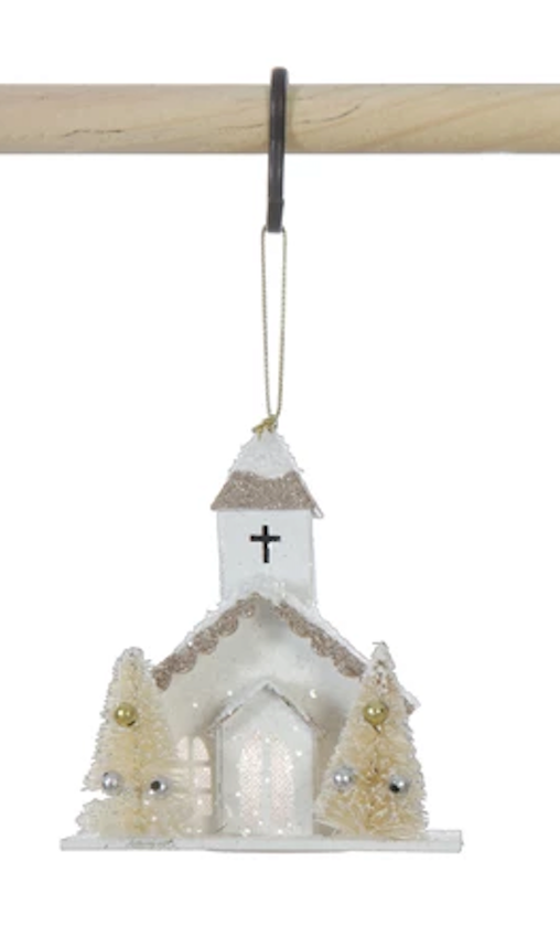 LED Church and Tree Ornament - 4 Styles - Mellow Monkey