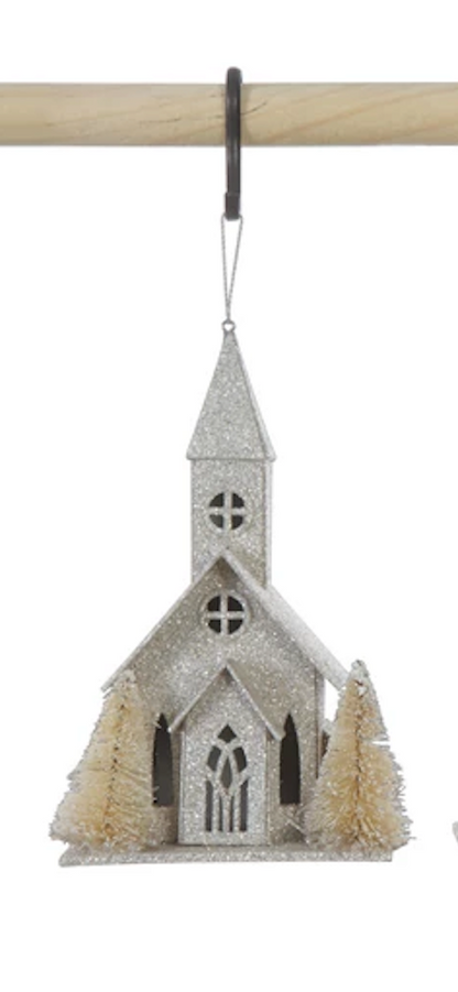 LED Church and Tree Ornament - 4 Styles - Mellow Monkey