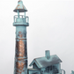 Copper Lighthouse Weather Vane with Patina Finish - 33-3/4-in. - Mellow Monkey