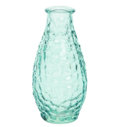 Glass Bumpy Flower Bud Vase - 5-1/2 x 2-3/4-in. - Mellow Monkey