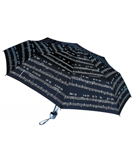 Mini Raindrops Keep Falling on My Head Automatic Umbrella - Black or White - Mellow Monkey