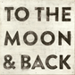 Sugarboo - To The Moon and Back - Gallery Wrap Wall Art - 12-in - Mellow Monkey