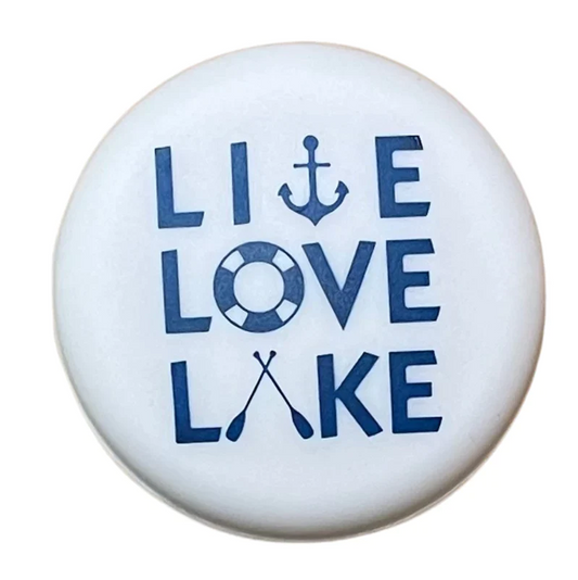 Live, Love, Lake - Capabunga Wine Bottle Top Seal - Mellow Monkey