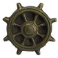 Iron Ship's Wheel Metal Drawer Cabinet Cupboard Pull Knob Antique Brass - Mellow Monkey